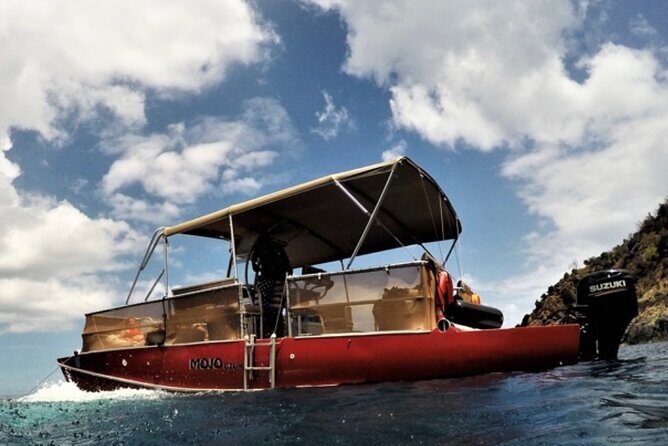 All Inclusive St. John Boating Adventure - First anchorage snorkeling: quiet water and provided gear