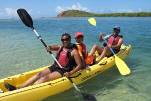 Cas Cay - Kayak Hike and Snorkel Adventure - The mangrove lagoon paddle: red mangrove scenery with real guidance