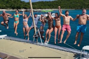 Catamaran Sail to Jost Van Dyke (Soggy Dollar Bar) - St. Thomas to the Northern Cays: Breakfast, Drinks, and the Pace of Sailing