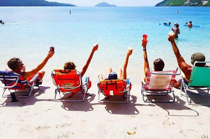 Catamaran Sail to Jost Van Dyke (Soggy Dollar Bar) - Great Harbor and Foxy’s Bar: 1.5 Hours to Get Your Bearings