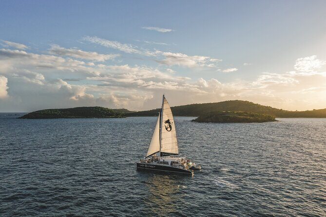 Days End Sunset Sail Open Bar & Hors D'oeuvres STT Ritz-Carlton - Open bar, champagne, and the appetizer reality check