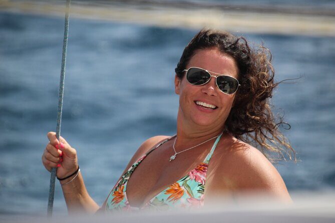 Full Day Private Charter on Luxury Catamaran Sailing. - Crew Experience: Ivy, TL, and Captain Justin Keep the Day Moving