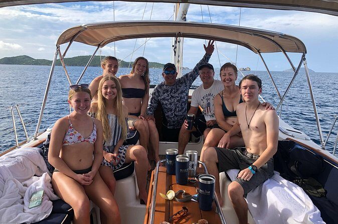 Full Day Private Charter, Snorkel St. John (12 guests, 55’ yacht) - Stop 4: Trunk Bay views from the water in St John National Park
