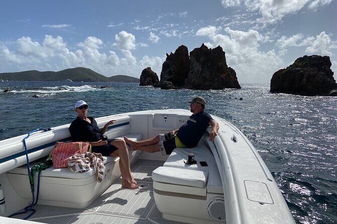 Full Day Snorkeling and Beach Hopping- 37' Intrepid - St Thomas and St John in a Single 7-Hour Day
