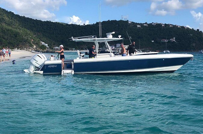 Full Day Snorkeling and Beach Hopping- 37' Intrepid - Boat Handling Matters: When Winds Show Up