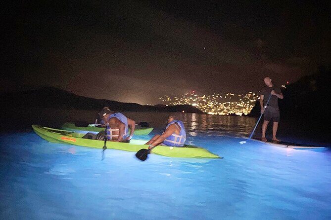 Glow Boats LED Night Kayak, Marriott Frenchman's Cove Dock, USVI - Views from Charlotte Amalie Harbour: a bonus you’ll actually remember