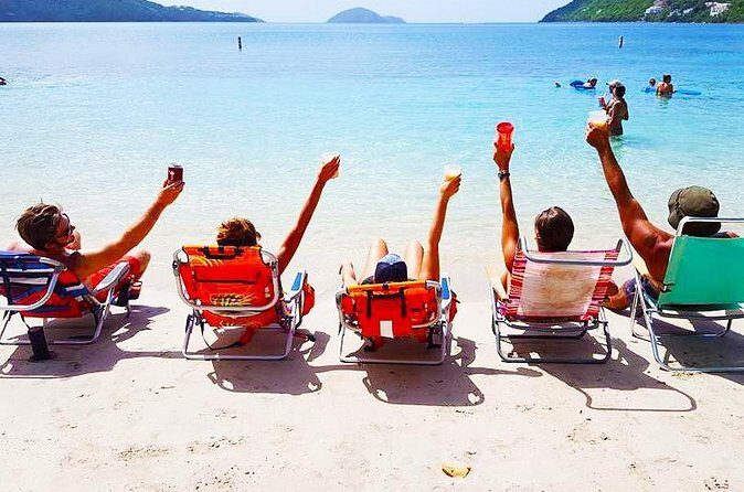 Jost Van Dyke - Funday! - White Bay swimming and snorkel time you can actually use