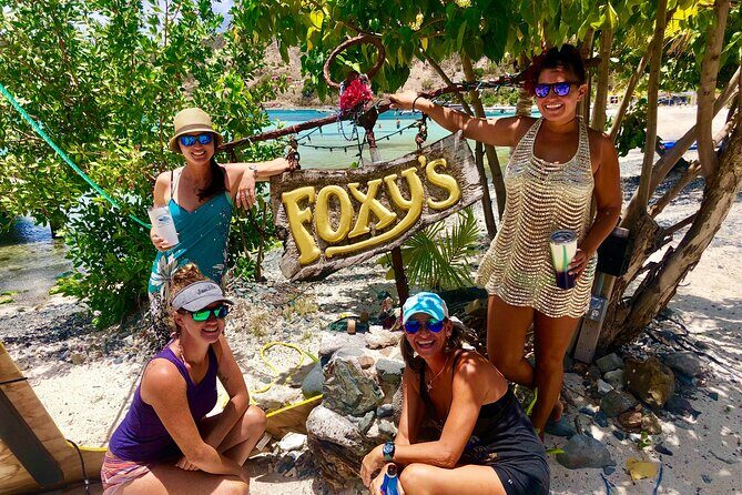 Jost Van Dyke Funday & Willy T (Foxy's, Soggy Dollar, Willy-T) - The BVI day that packs a lot of coastline