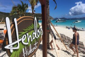 Jost Van Dyke Funday & Willy T (Foxy's, Soggy Dollar, Willy-T) - Corsairs Beach Bar: a quick stop that fuels the rest of the day