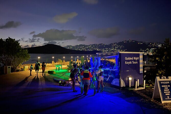 Night Kayak Tour St. Thomas - Westin Frenchman's Reef - Glow Paint and Clear Kayaks: The Photo-Ready Part That’s Not Just a Gimmick