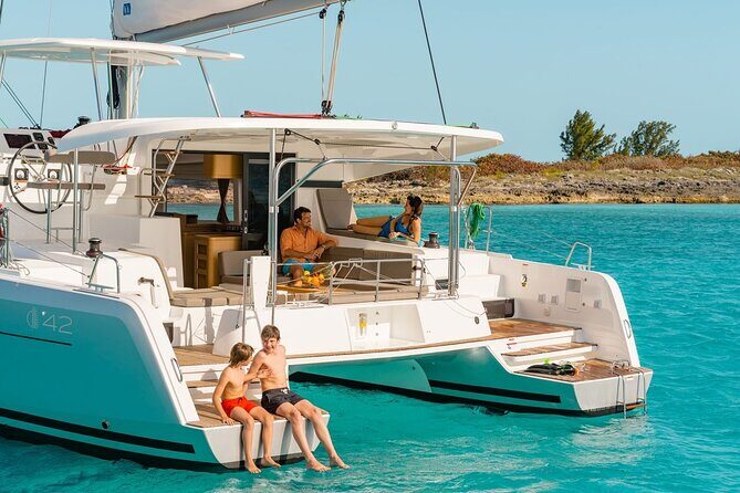 Private Luxury Charter Aboard New Multi-Deck Lagoon Catamaran - Beach Time at Water Island: Honeymoon Beach and Friends