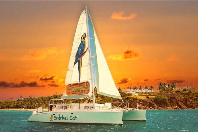 Snorkel Cat All Inclusive Adventure - Second snorkel on an uninhabited island reef: where the highlights often land