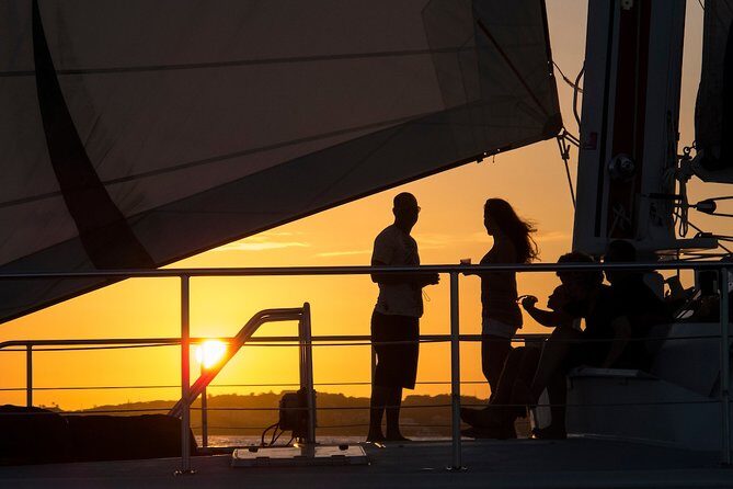 St. John Days End Sunset Sail Open Bar & Hors D'oeuvres - Westin - The catamaran ride: what “smooth” feels like