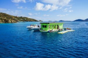St. John Full-Day Lime Out Snorkel Taco Lunch & Open Bar - Westin - Getting on the Boat: Westin in Cruz Bay at 8:15