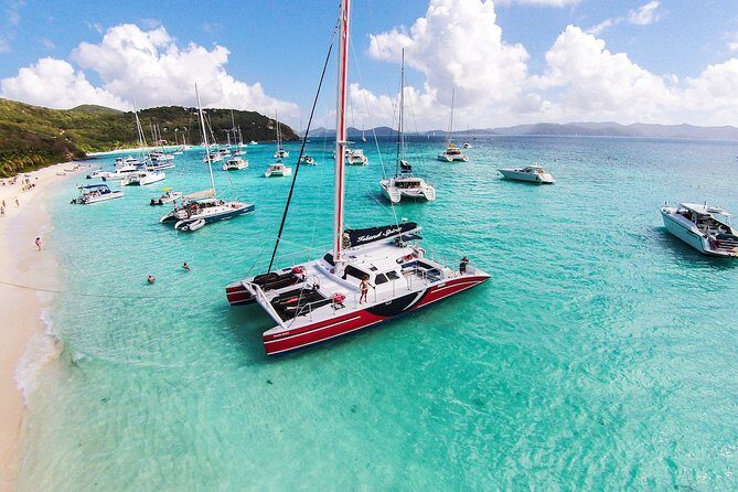 St. John PiZZA Pi Snorkel Sail with Beach Stop, Lunch & Open Bar - Westin - Open Bar After Snorkeling: Good Mood on Deck