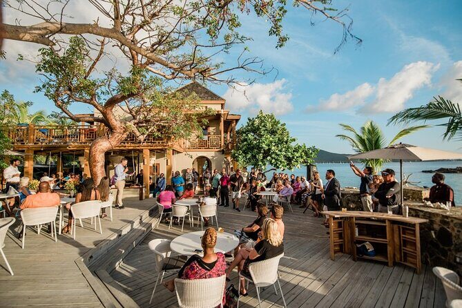 St. John Sail with Bar and Hors d'Oeuvres to Lovango Dinner - Lovango Resort Dinner Setup: Great Place, Your Ticket Doesn’t Cover Dinner