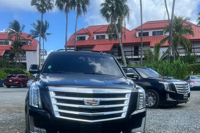St Thomas Private Airport Transfer - Luxury A/C ride that makes pickup feel easy
