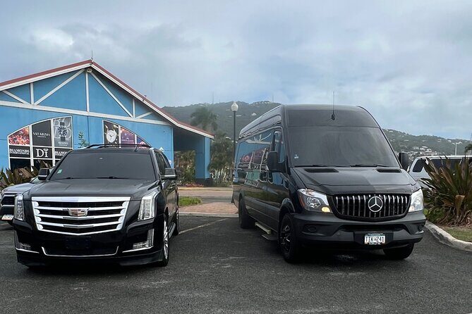 St Thomas Private Airport Transfer - WiFi, mobile ticket, and on-time service for stress-free travel