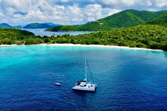 St. Thomas & St. John Private Luxury Full-Day Sail (12 guest max) - A Private 40-by-25 Catamaran Day on St. Thomas and St. John