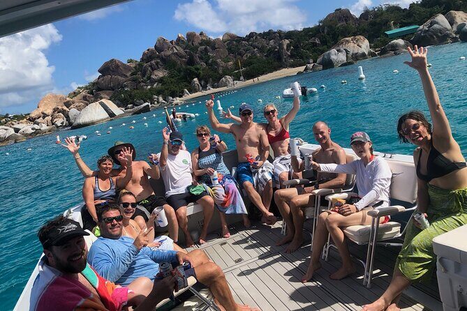The Baths and White Bay - Snorkeling and boat comfort: drinks, snacks, gear, and captain commentary