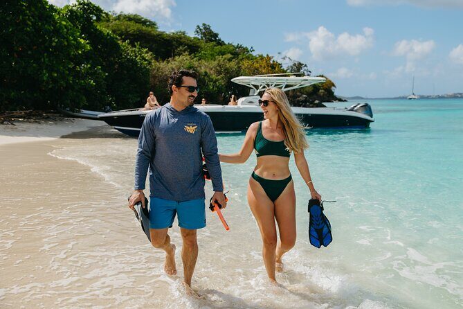 USVI Private Boat Charter Adventure - St. Thomas Stops: Magen’s Bay, Frenchman’s Bay, and Mermaids Chair