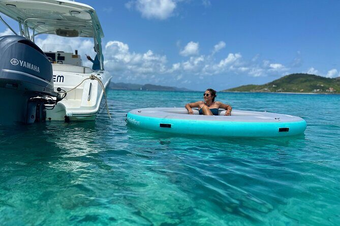 USVI Private Boat Charter Adventure - Morning Setup: Pickup, Mobile Ticket, and Getting on the Water